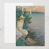 Auf der Seemauer | Edward Cucuel (Voorkant / Achterkant)