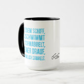 Auf jedem Schiff Mok (Voorkant links)