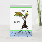 Auf van Iss! Eet omhoog! Duitse Thanksgiving, Feestdagen Kaart (Voorkant)