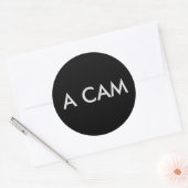 AUFKLEBER # A CAM RONDE STICKER (Envelop)