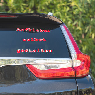 Aufkleber Auto selbst gestalten Sticker