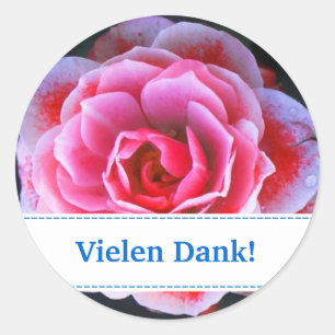 Aufkleber mit Foto und Namen Ronde Sticker