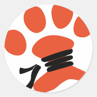 Aufkleber rund ronde sticker