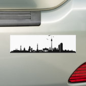 Aufkleber Skyline Berlin Bumpersticker (Op auto)