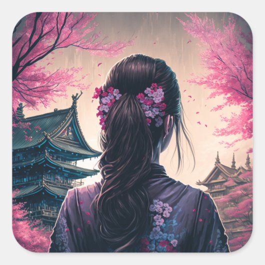 Aufkleber Vierkante Sticker (Voorkant)