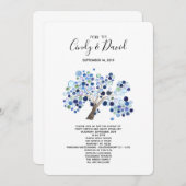 Aufruf Jewish Invitation - Romantic Forest (Voorkant / Achterkant)