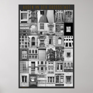 Augen in der Großstadt Poster