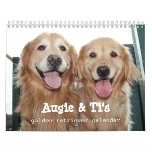 Augie en Ti's Golden Retriever Dog Agenda 2022 Kalender
