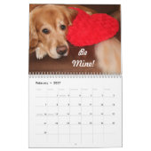 Augie et calendrier 2012 du golden retriever du Ti (Feb 2027)