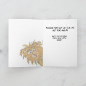 Augmenté dans la carte de fête des pères de (Intérieur)