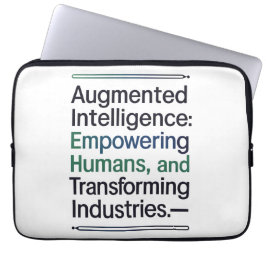 Augmented Intelligence: mensen in staat stellen Laptop Sleeve