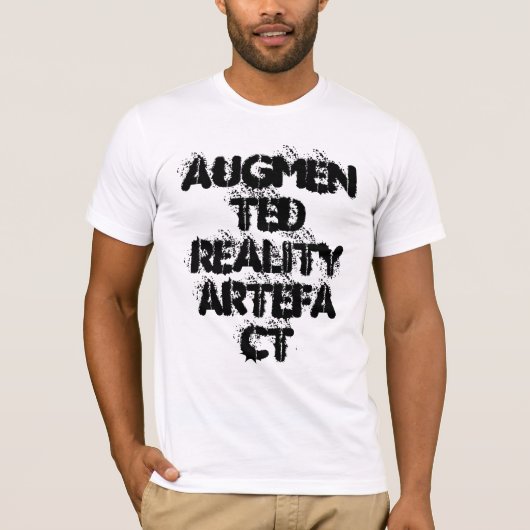 Augmented Reality Artifact - leuke slogan T-shirt (Voorkant)