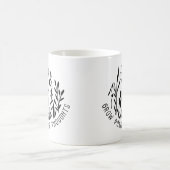Augmenter des pensées positives Mug (Centre)