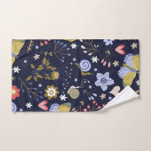 Augmenter Fleurs Positives Et Papillon Coloré (Serviette à main)