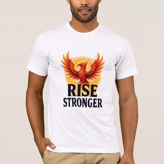 Augmenter T-shirt Inspirationnel plus fort (Devant)