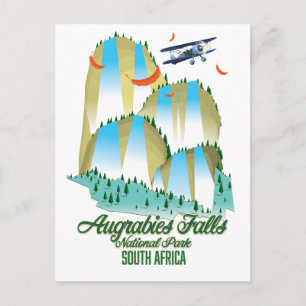 Augrabies Falls Nationaal Park Zuid-Afrika Briefkaart