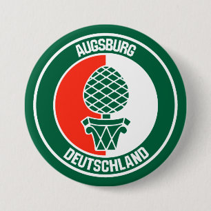 Augsburg Round Emblem Ronde Button 7,6 Cm