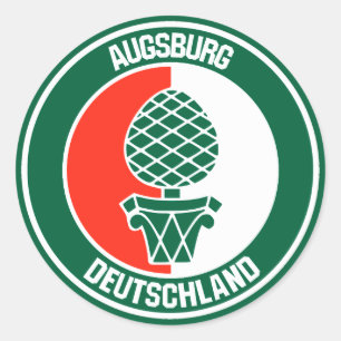 Augsburg Round Emblem Ronde Sticker
