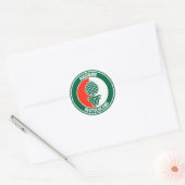 Augsburg Round Emblem Ronde Sticker (Envelop)