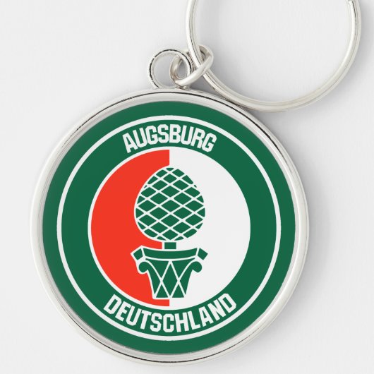 Augsburg Round Emblem Sleutelhanger (Voorkant)