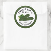 Augurk 3"   ronde sticker (Tas)