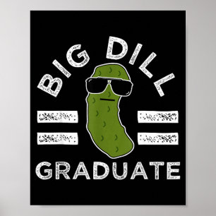 Augurk grap grote teen afgestudeerd grappige afstu poster