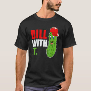 Augurk Humor Stunt Ui Met Het Komkommer Zonnebril T-shirt