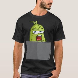 Augurk Neppe Zakje Dill Komkommer Vegan Voedsel T-shirt
