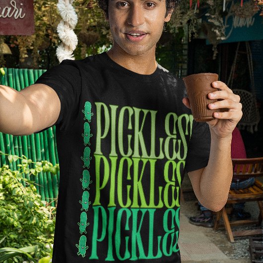 augurken! augurken! augurken! Grappige dansende au T-shirt