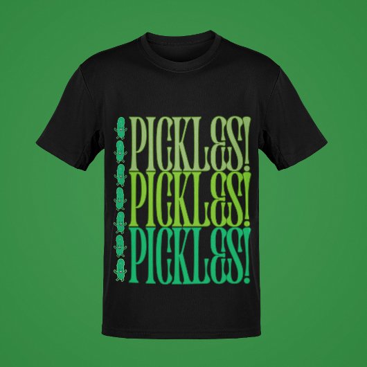 augurken! augurken! augurken! Grappige dansende au T-shirt