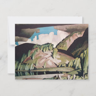 August Algonquin Park Schilderij door A J Casson Briefkaart