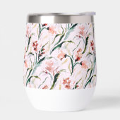 August Birth Flower Gladiolus Watercolor Pattern (Gauche)