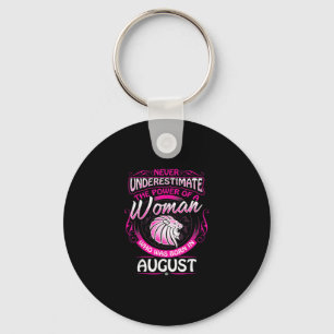 August Birthday Gift Woman Leo Zodiac Astrology Sleutelhanger