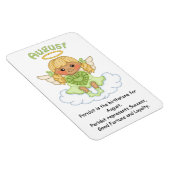 August Birthstone Angel Blonde Premium Magnet Magneet (Rechterzijde)