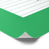 August Birthstone Peridot 18x24 Artwork Poster (Coin)