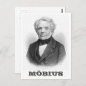 August Ferdinand Möbius Briefkaart (Voorkant / Achterkant)