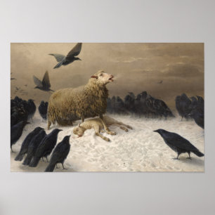August Friedrich Schenck - Anguish Poster