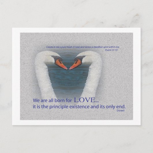 August Love Briefkaart (Voorkant)