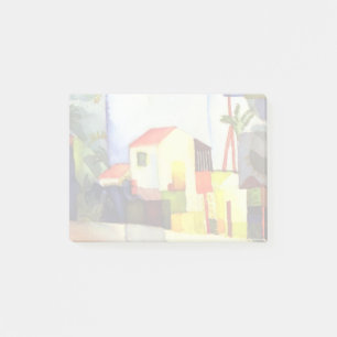 August Macke Bright House Waterverf Painting Post-it® Notes