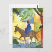 August Macke Fine Art Briefkaart (Voorkant / Achterkant)
