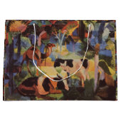 August Macke Landscape met Koeien en Camel Groot Cadeauzakje (Voorkant)