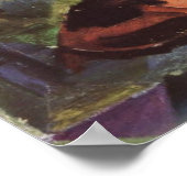 August Macke Landscape met Koeien en Camel Poster (Hoek)