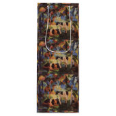 August Macke Landscape met Koeien en Camel Wijn Cadeautas (Voorkant)