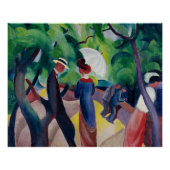 August Macke Promenade Perfect Poster (Voorkant)
