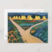 August Macke-schilderij, Groentelanden Briefkaart (Voorkant / Achterkant)