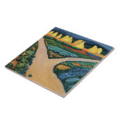 August Macke-schilderij, Groentelanden Tegeltje (Zijkant)