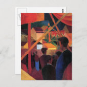 August Macke - Tightrope Walker Briefkaart (Voorkant / Achterkant)