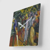 August Macke | Zoological Garden I Vierkante Klok (Hoek)