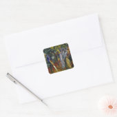 August Macke | Zoological Garden I Vierkante Sticker (Envelop)