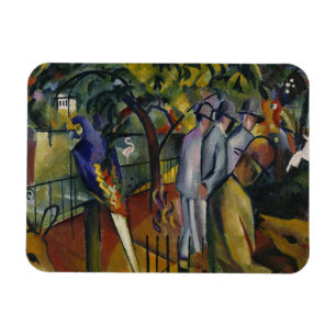 August Macke Zoologische tuin I Magneet
